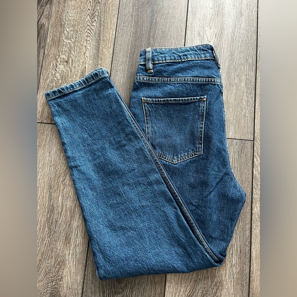 ZARA Woman High-Rise Classic Blue Denim Jeans Size 6 (28) - Picture 13 of 15